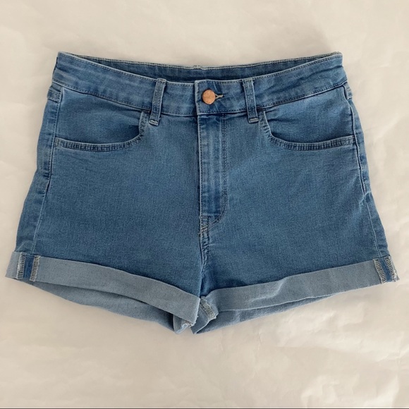 Stretch Denim Shorts - Picture 1 of 11